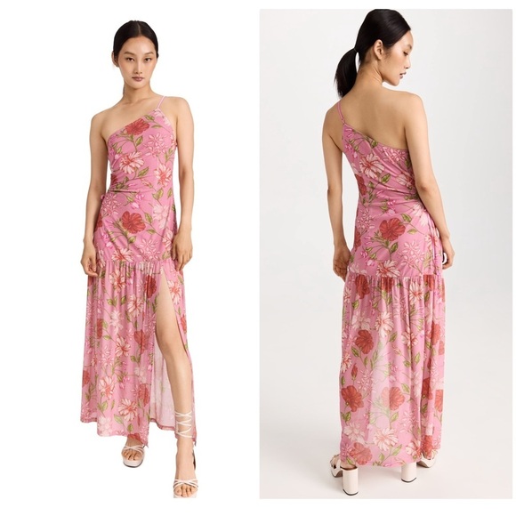 New! Hansen + Gretel Artillo Floral Cut-Out Maxi Dress 🌸 size Small - Picture 1 of 16